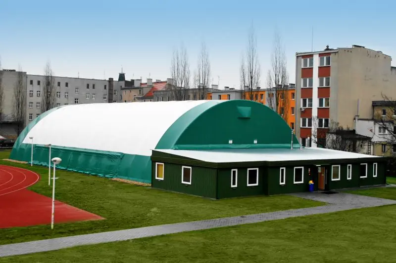 Hala namiotowa - cylindryczna